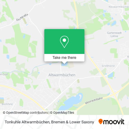 Tonkuhle Altwarmbüchen map