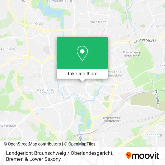 Карта Landgericht Braunschweig / Oberlandesgericht