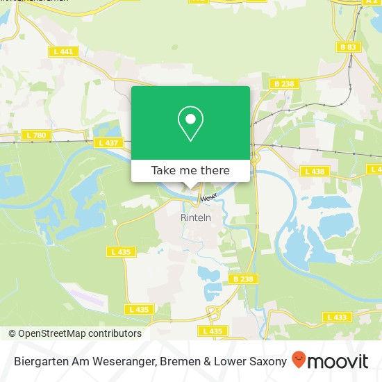 Biergarten Am Weseranger map