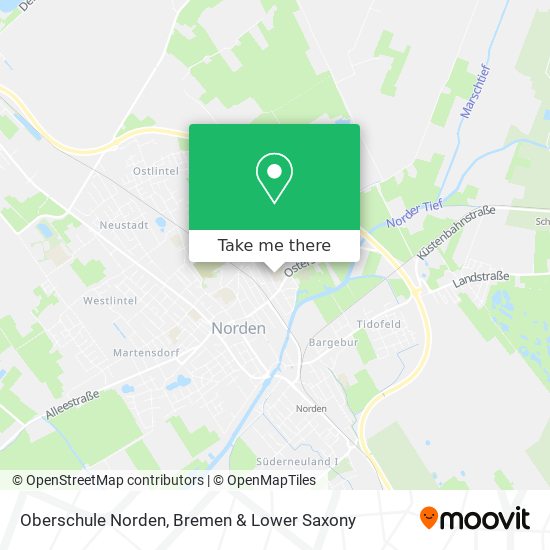 Oberschule Norden map