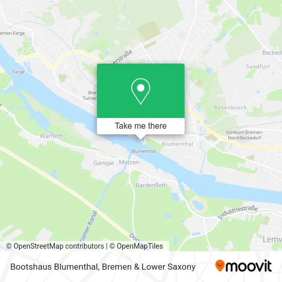 Карта Bootshaus Blumenthal