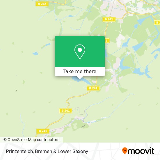 Prinzenteich map
