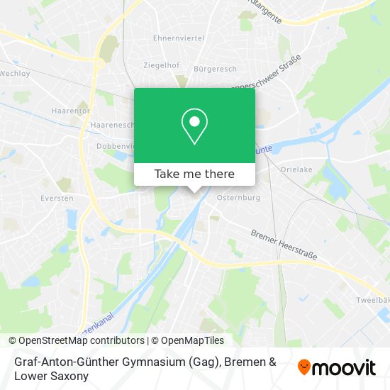 Graf-Anton-Günther Gymnasium (Gag) map