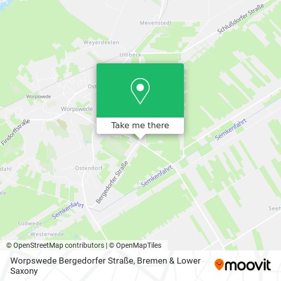 Worpswede Bergedorfer Straße map