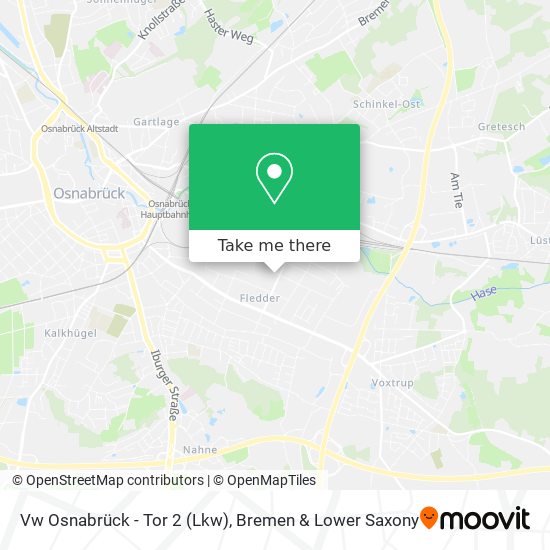 Vw Osnabrück - Tor 2 (Lkw) map
