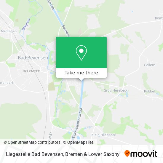 Liegestelle Bad Bevensen map