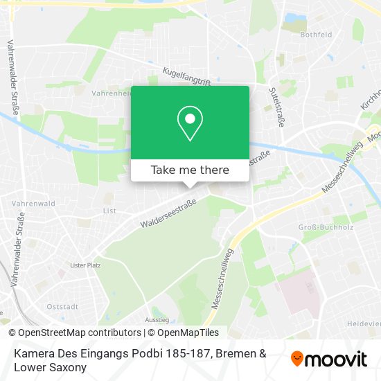 Kamera Des Eingangs Podbi 185-187 map