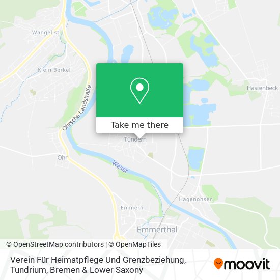 Verein Für Heimatpflege Und Grenzbeziehung, Tundrium map