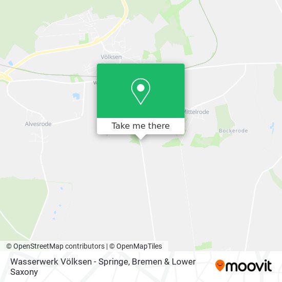 Wasserwerk Völksen - Springe map