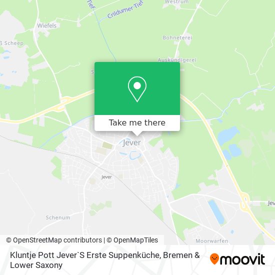 Kluntje Pott Jever`S Erste Suppenküche map