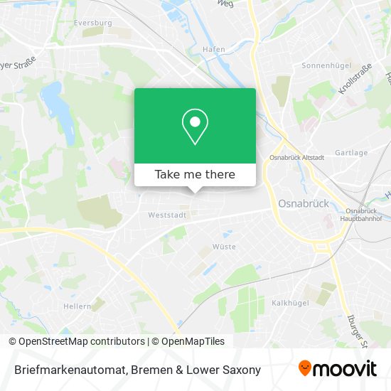 Briefmarkenautomat map
