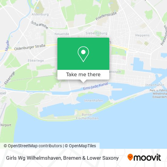 Girls Wg Wilhelmshaven map
