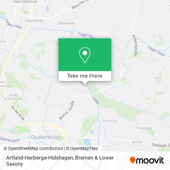 Artland-Herberge-Hülshagen map