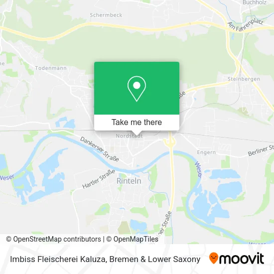 Imbiss Fleischerei Kaluza map