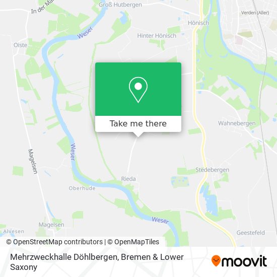 Mehrzweckhalle Döhlbergen map