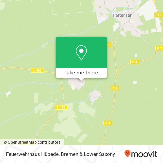 Feuerwehrhaus Hüpede map