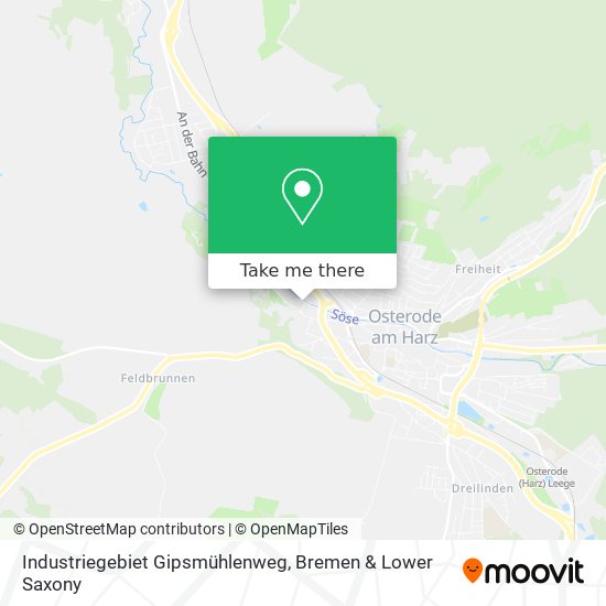 Industriegebiet Gipsmühlenweg map