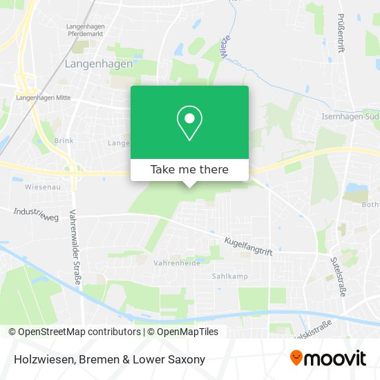 Holzwiesen map