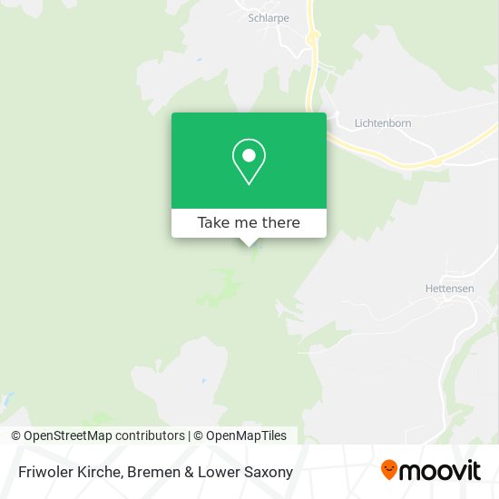 Friwoler Kirche map
