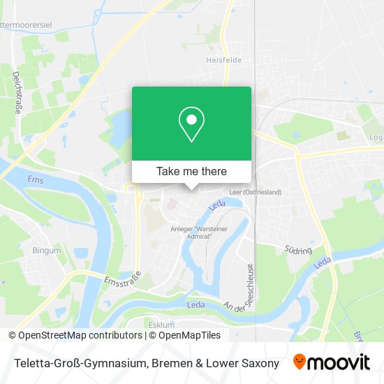 Teletta-Groß-Gymnasium map