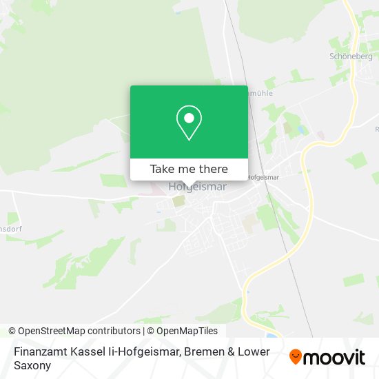 Finanzamt Kassel Ii-Hofgeismar map