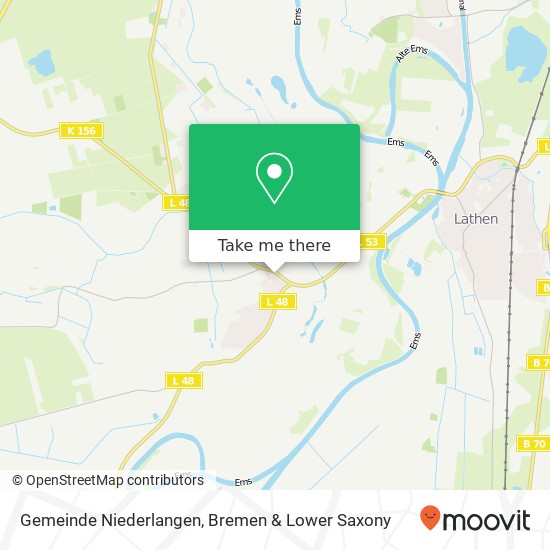 Gemeinde Niederlangen map