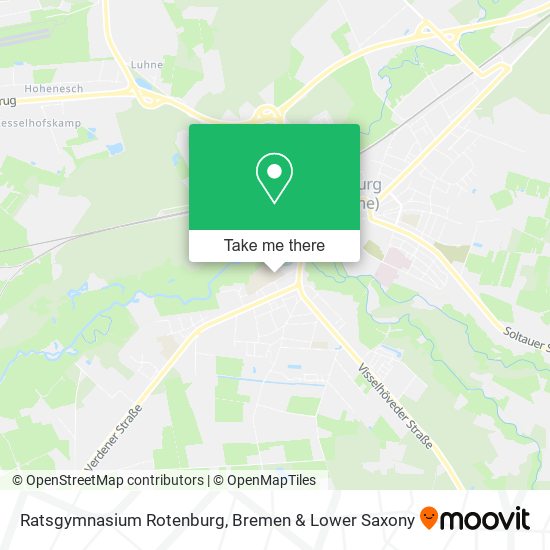 Ratsgymnasium Rotenburg map
