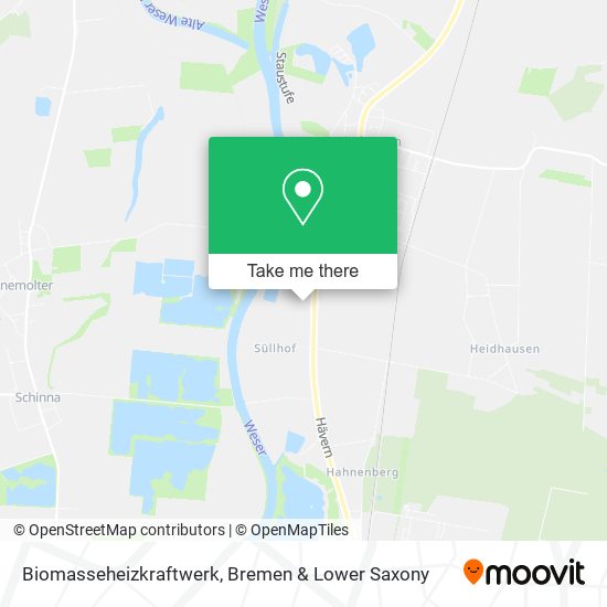 Biomasseheizkraftwerk map