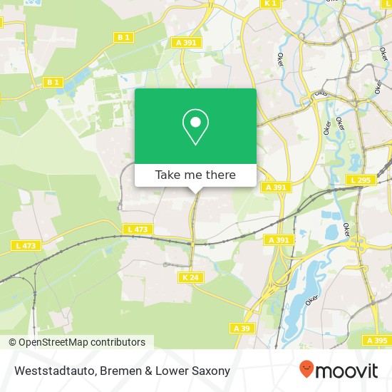 Weststadtauto map