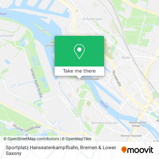 Карта Sportplatz Hanseatenkampfbahn