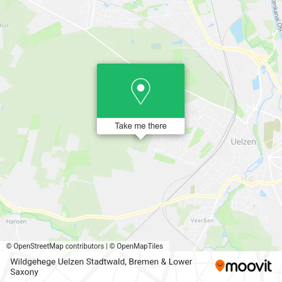 Карта Wildgehege Uelzen Stadtwald