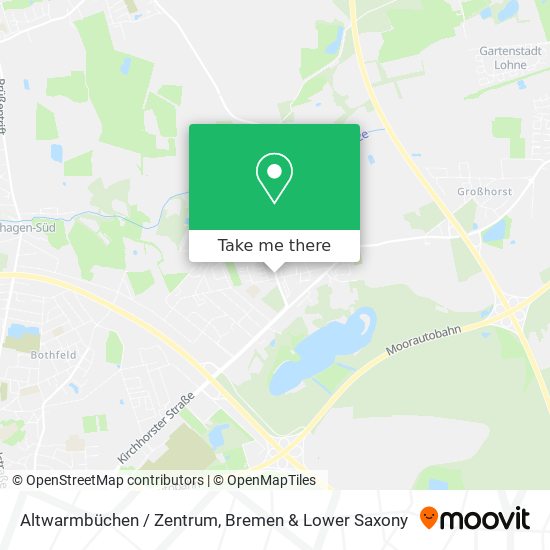 Altwarmbüchen / Zentrum map