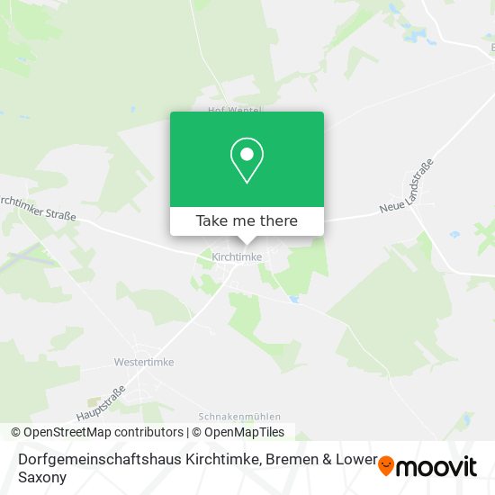 Dorfgemeinschaftshaus Kirchtimke map