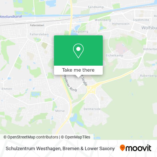 Schulzentrum Westhagen map