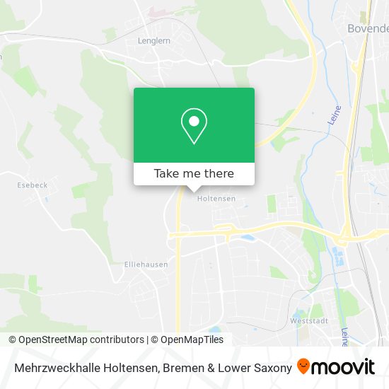 Mehrzweckhalle Holtensen map