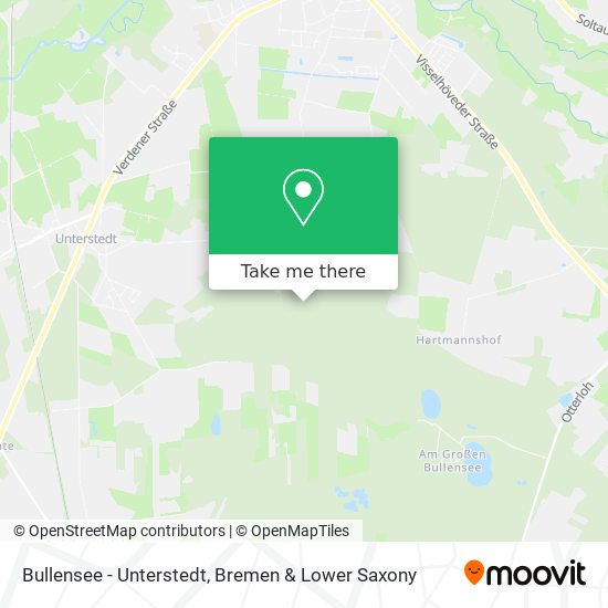 Bullensee - Unterstedt map