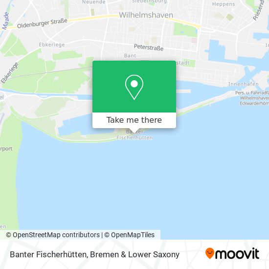 Banter Fischerhütten map