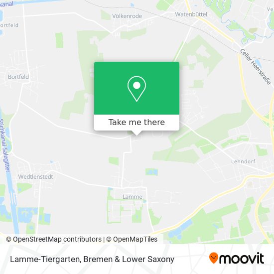 Lamme-Tiergarten map