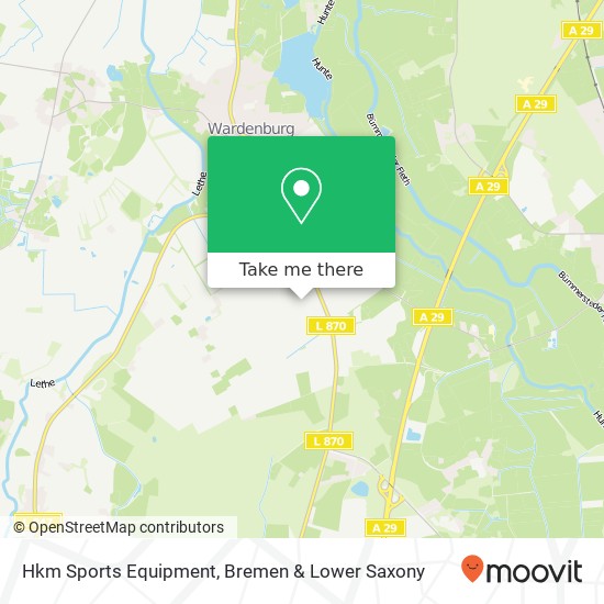 Hkm Sports Equipment map