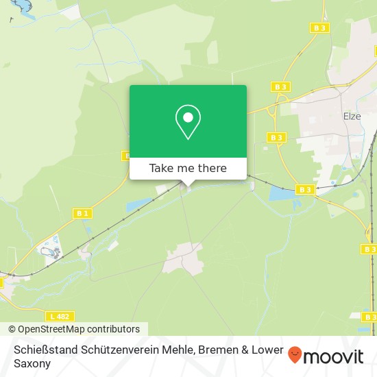 Schießstand Schützenverein Mehle map