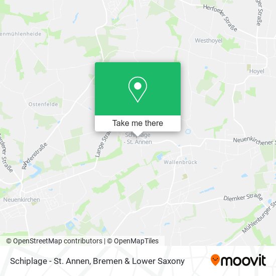 Schiplage - St. Annen map