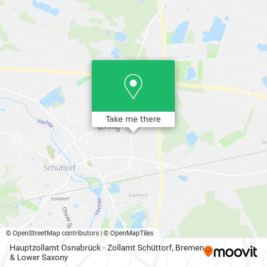 Hauptzollamt Osnabrück - Zollamt Schüttorf map