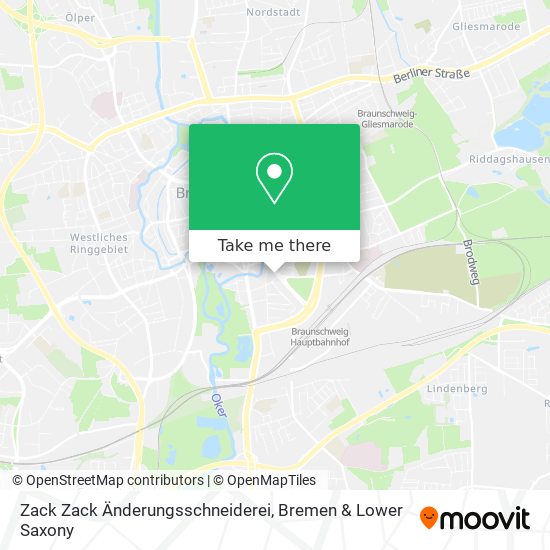 Zack Zack Änderungsschneiderei map