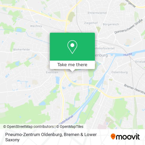 Pneumo-Zentrum Oldenburg map