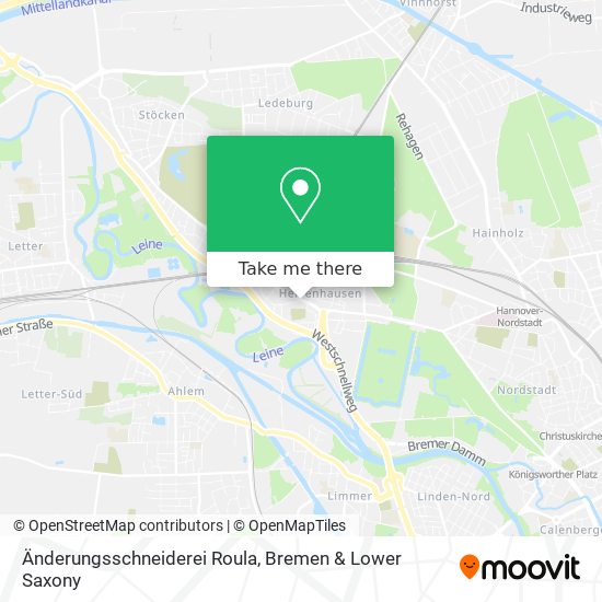 Änderungsschneiderei Roula map