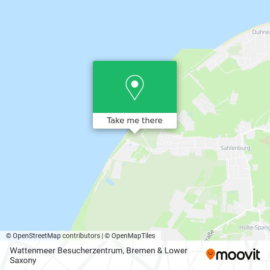 Wattenmeer Besucherzentrum map
