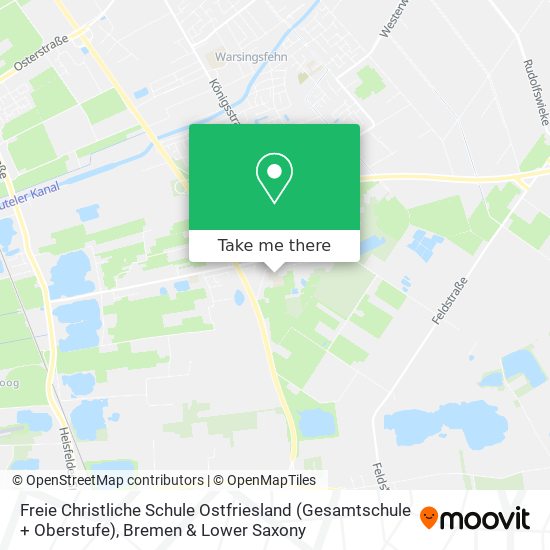 Freie Christliche Schule Ostfriesland (Gesamtschule + Oberstufe) map