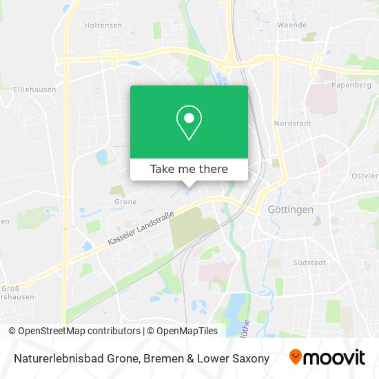 Naturerlebnisbad Grone map