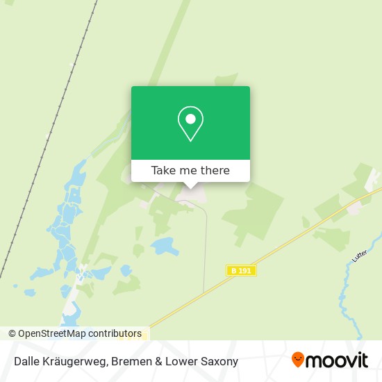 Dalle Kräugerweg map