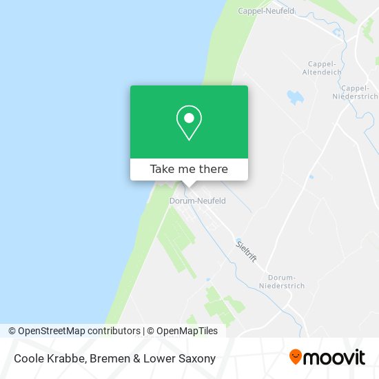 Coole Krabbe map